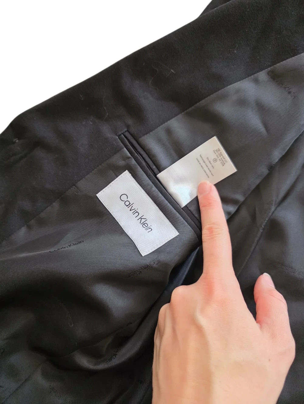 Calvin Klein Classic Black Two-Button Blazer Boys 16